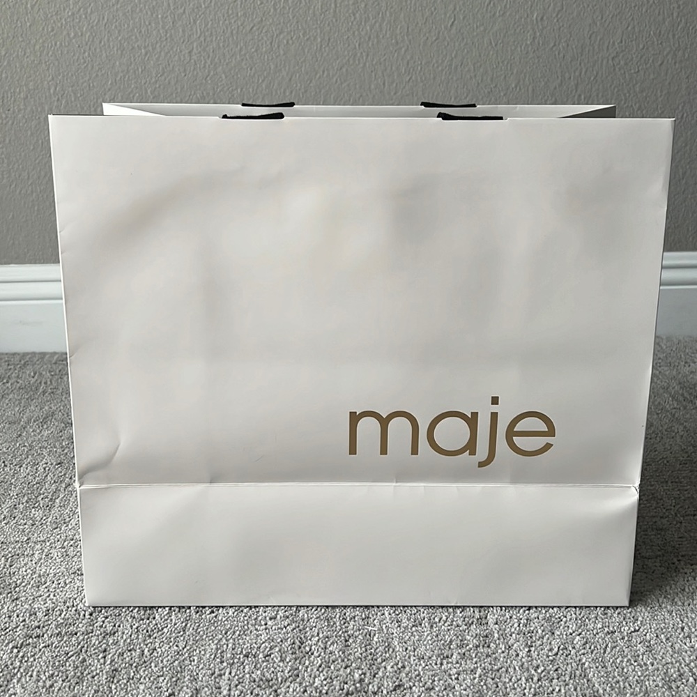 MAJE large paper bag